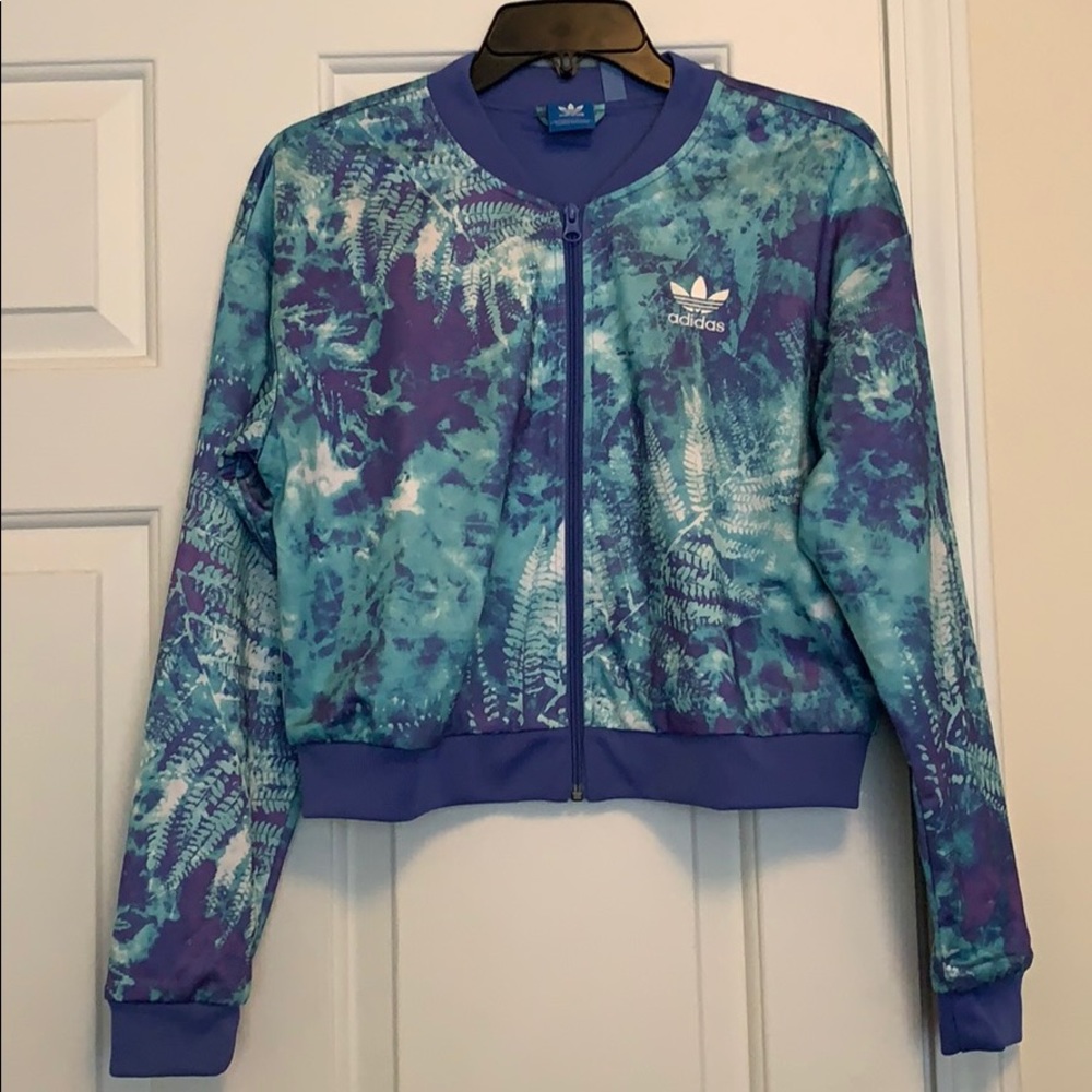 Adidas Colorful Zip Up Jacket.